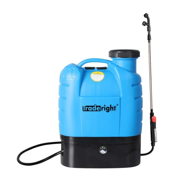 Electric Sprayer Rechargeable Battery Backpack Weed Grass Spray 16L Image 2