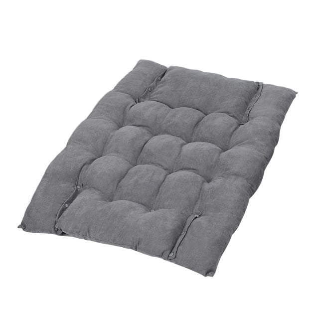 Pet Bed 2 Way Use Dog Cat Soft Warm Calming Mat Sleeping - Grey S Image 2