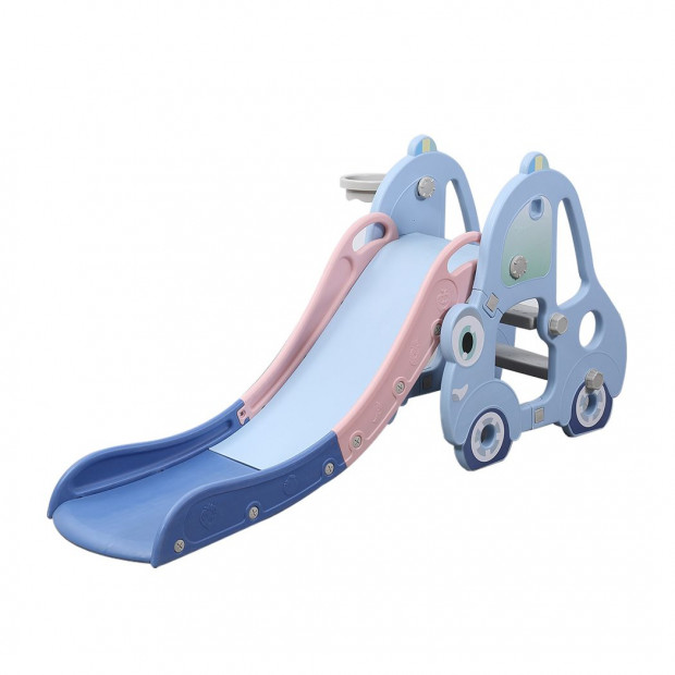 Kids Slide 135cm Long Basketball Activity Center Toddlers Play Set Toy Image 2