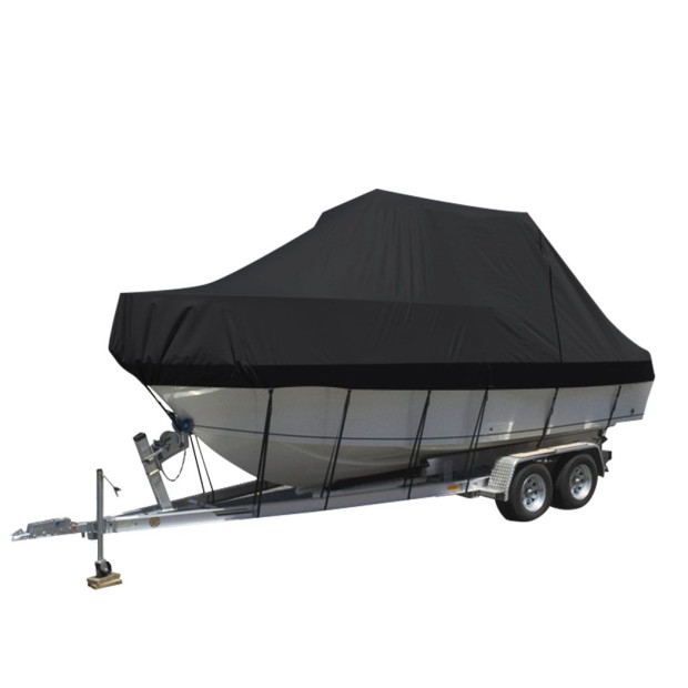 14-16 FT Boat Cover Trailer Weatherproof 600D Marine Heavy Duty Image 2