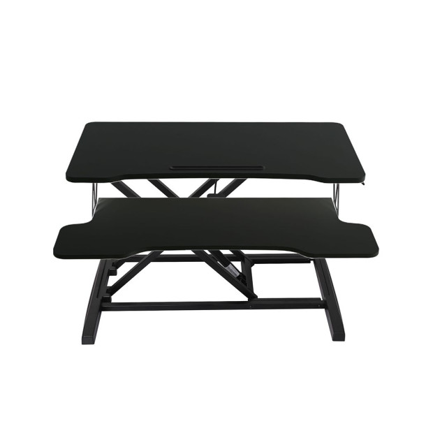 Standing Office Desk Riser Height Adjustable Shelf Computer Image 2