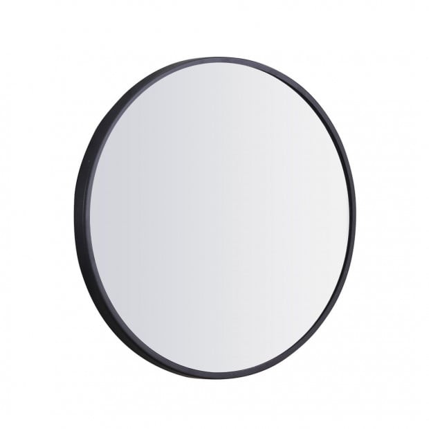 Wall Mirror Round Shaped Bathroom Makeup Mirrors Smooth Edge 80CM Image 2
