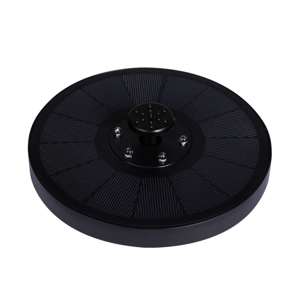 Solar Powered Water Fountain Power Floating Kit Garden Pond Led Colour Image 2