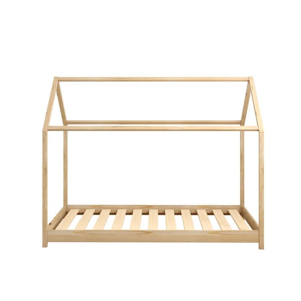 Bed Frame Single Wooden Timber House Frame Wood Mattress Base Platform Image 2
