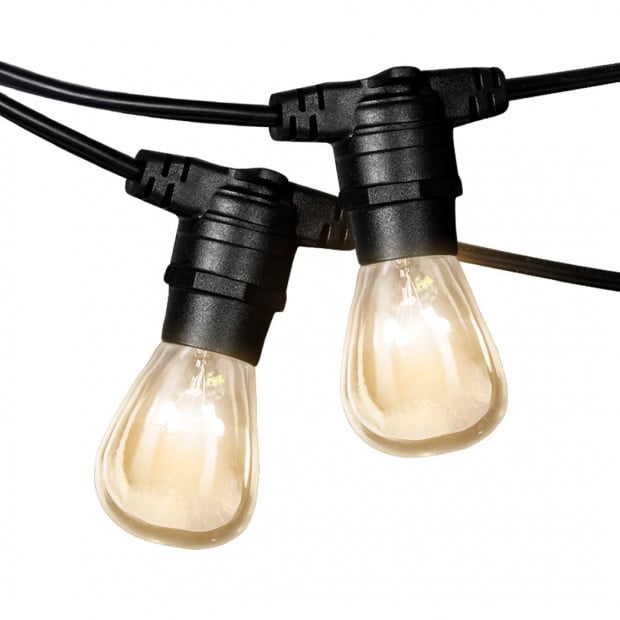 20M Festoon String Lights Kits Christmas Wedding Party Image 2