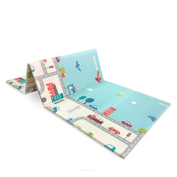 Kids Play Mat Baby Crawling Pad Floor Foldable XPE Foam Non-slip Cloud Image 2