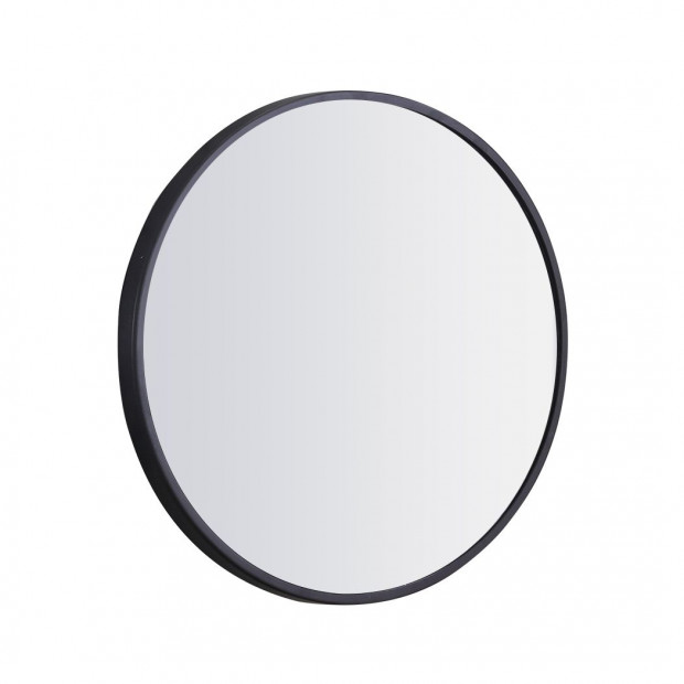 Wall Mirror Round Shaped Bathroom Makeup Mirrors Smooth Edge 50CM Image 2