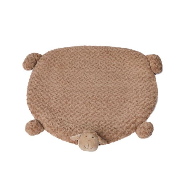 62cm Pet Bed Cat Calming Dog Squeaky Toys Cushion Puppy Mat Tan Image 2