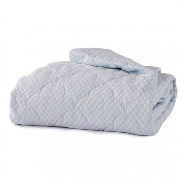 Mattress Protector Topper Cool Fabric Pillowtop Waterproof Cover Queen Image 2