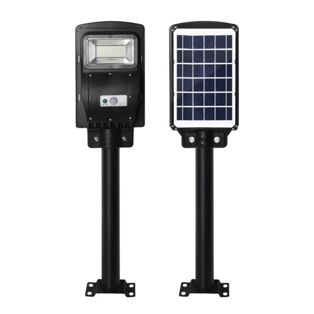 Solar Sensor LED Street Light Garden Wall Motion Pole Outdoor 30W Image 3