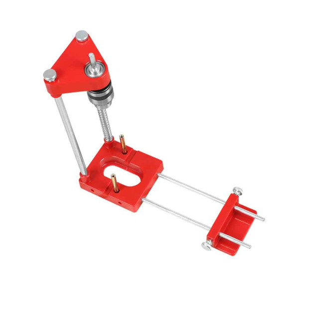 Drill Locator Alloy Steel WoodworkingPunch Guide Jig Tool Adjustable Image 2