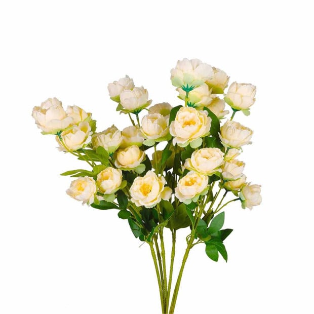 6x Artificial Flower 7 Heads Flowers Garden Home Decor Yellow Image 2