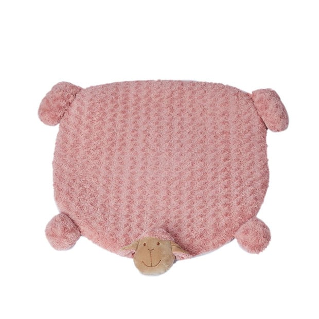 Pet Bed Cat Calming Dog Squeaky Toy Cushion Puppy Mat Pink Image 2