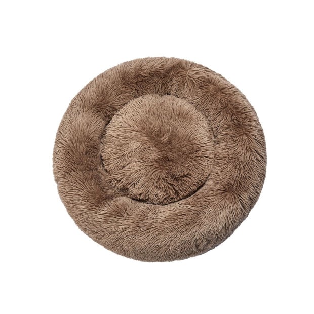 Pet Bed Cat Dog Mat Kennel Cave Deep Sleeping Brown XXXL Image 2