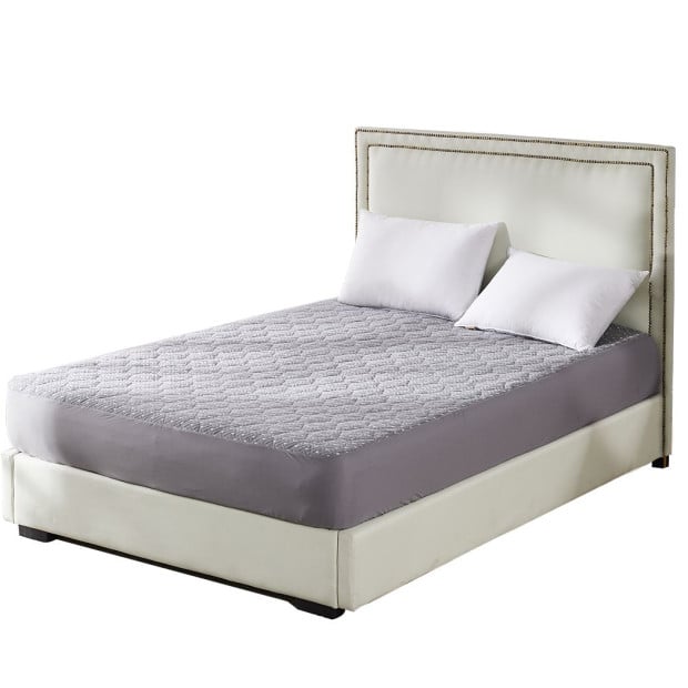 Mattress Protector Topper Bamboo Charcoal Pillowtop King Single