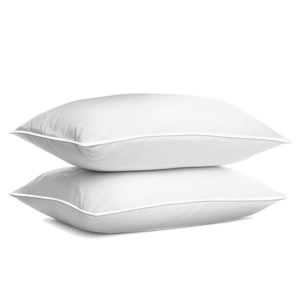 Pillows Inserts Cushion Soft Body Support Contour Luxury Goose Feather Image 2