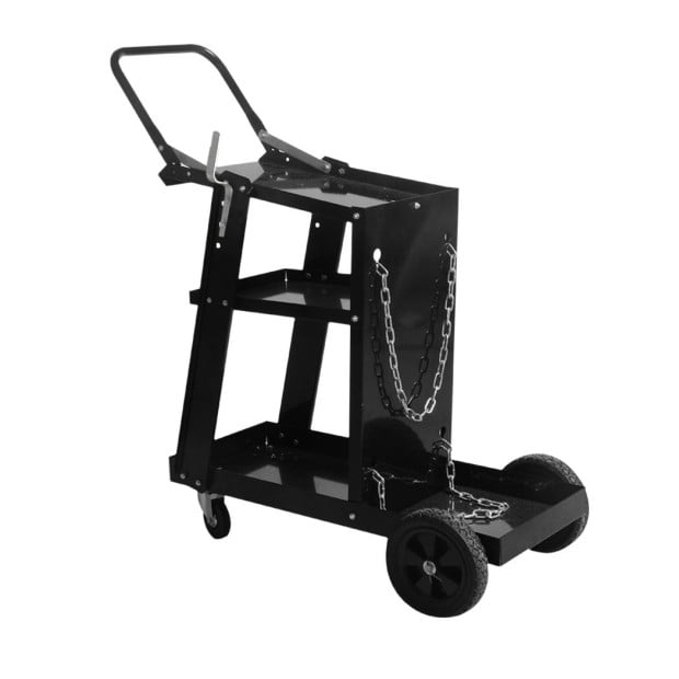 Welding Cart Heavy Duty MIG TIG ARC Welder Trolley Storage Shelves Image 2