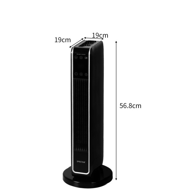 Ceramic Tower Heater Fan Electric Portable Remote Adjustable Overheat Image 3