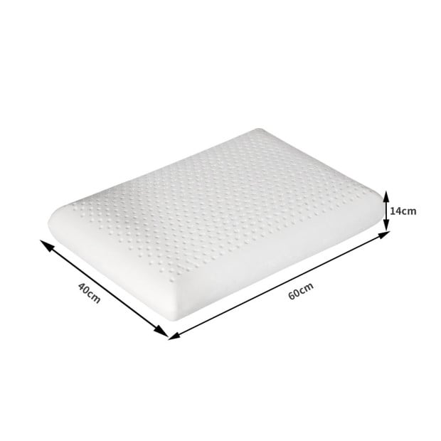 Natural Latex Pillow Removable Cover Memory Down Luxurious Soft Image 3