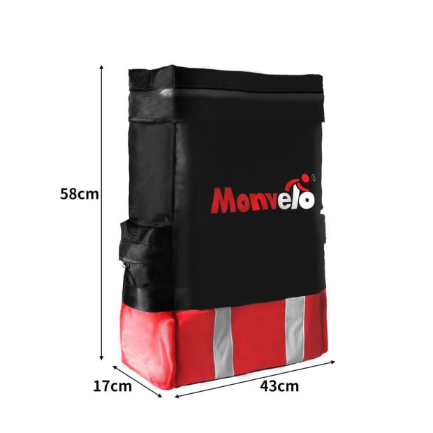 Spare Wheel Bin Accessory Storage Bag 60L Recovery Tote Red Image 3