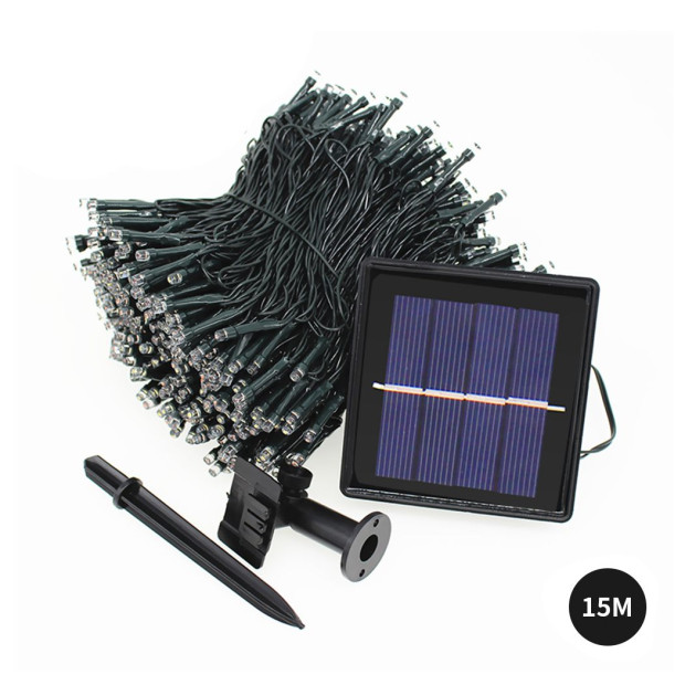 Solar Powered Fairy String Lights Outdoor Garden Party Wedding Xmas Image 5