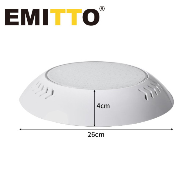 30W Resin Filled Underwater Swimming Pool LED Light RGB Spa Lamp Image 3