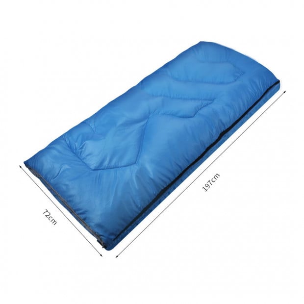 Sleeping Bag Single Outdoor Camping Thermal 10℃ - 25℃ Tent Sack Image 3