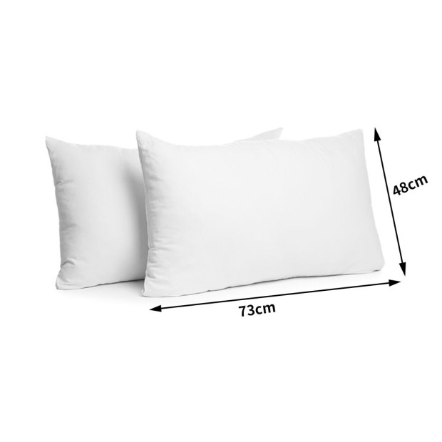 Pillows Inserts Cushion Soft Body Support Contour Luxury Microfibre Image 3