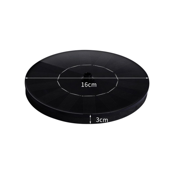 Solar Powered Water Fountain Floating Kit Garden Pond Pool Panel Image 3