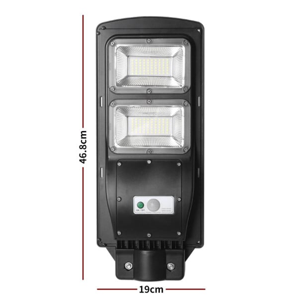 Solar Sensor LED Street Light Garden Wall Motion Pole Outdoor 60W Image 3