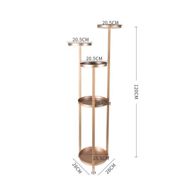 Plant Stand Outdoor Indoor Flower Pots Rack Garden Shelf Black 100CM Image 3