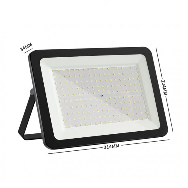 Emitto LED Flood Light 200W Outdoor Floodlights Lamp 220V-240V IP65 Image 3