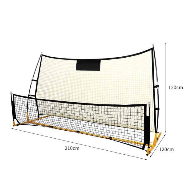 Soccer Rebounder Net Portable Volley Training Football Pass Goal Image 3