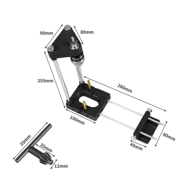 Locator Alloy Steel Drilling Punch Guide Jig Tool Adjustable Image 3