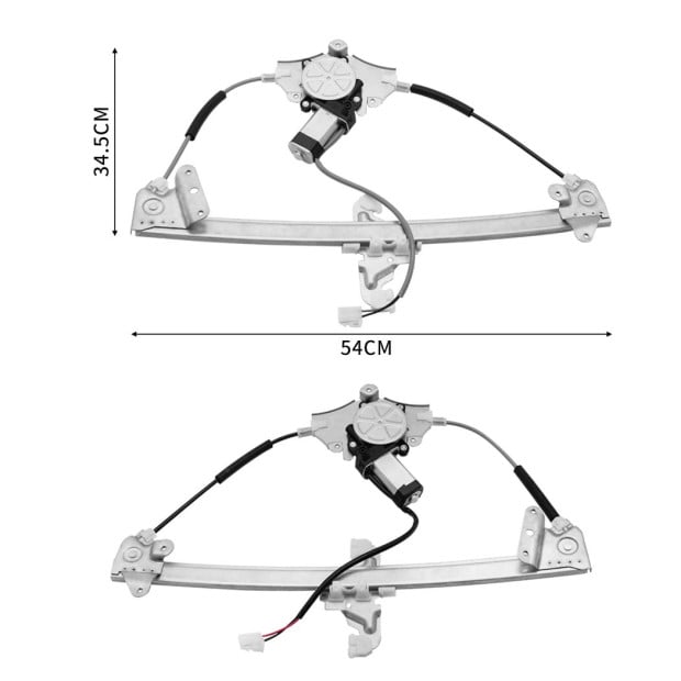 Front LH and RH Electric Window Regulator With Motor For Ford Falcon Image 3