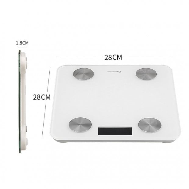 Digital Scales Bluetooth Weight Bath Monitor Tracker 180KG Image 3
