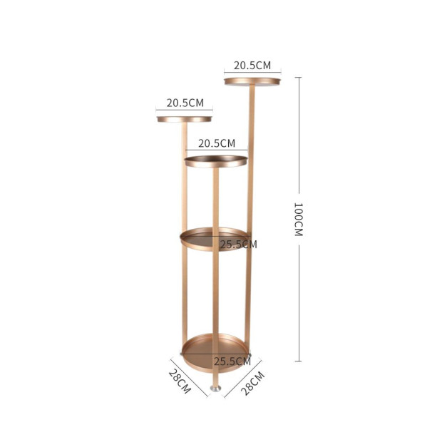 Plant Stand Outdoor Indoor Flower Pots Rack Garden Shelf Black 120CM Image 3