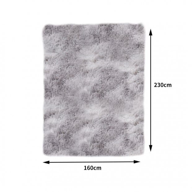 Floor Rug Shaggy Rugs Soft Large Carpet Area Tie-dyed Mystic 160x230cm Image 3