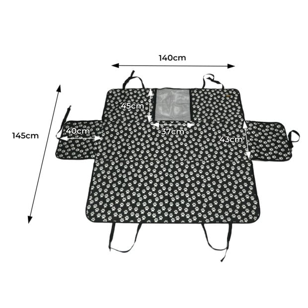 Pet Back Car Seat Cover Hammock Dog Puppy Cat Waterproof - Large Image 3