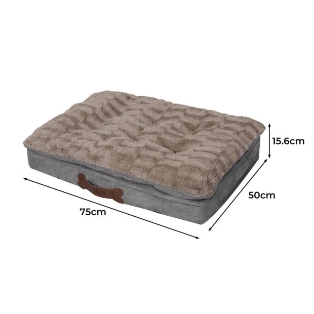 Dog Calming Bed Pet Cat Removable Cover Orthopedic Memory Foam S Image 4