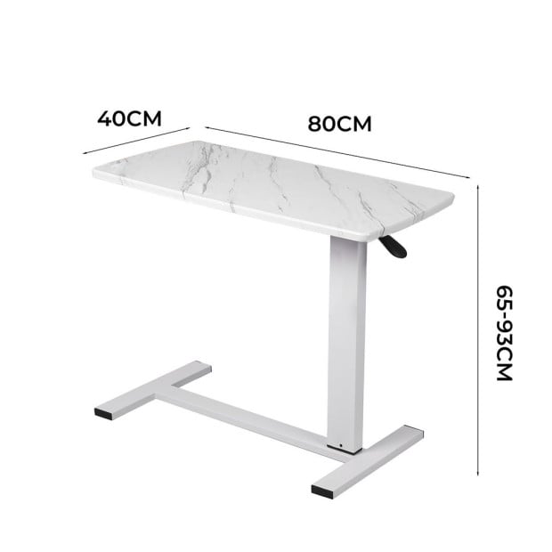 Standing Desk Height Adjustable Sit Stand Office Computer Table Shelf Image 3