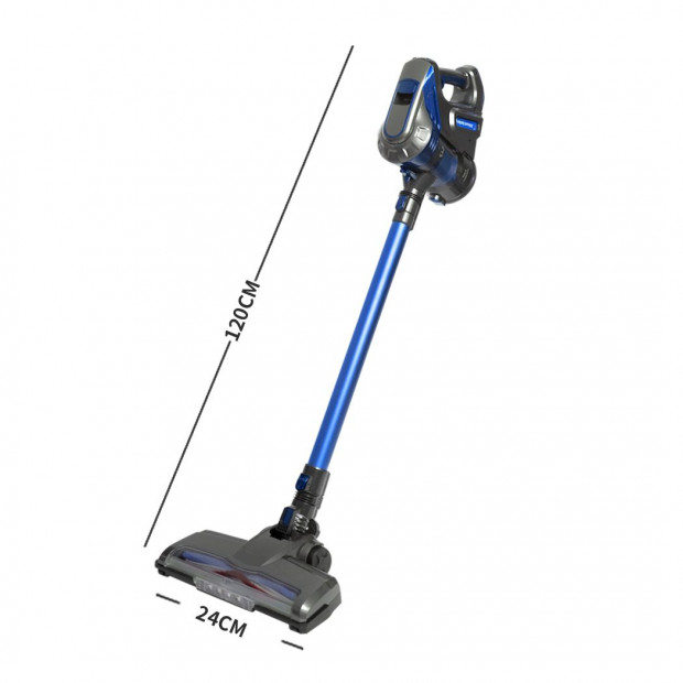 150W Handheld Vacuum Cleaner Cordless Rechargeable Wall Mounted Blue Image 3