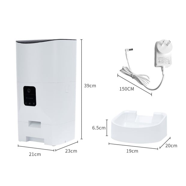 Smart Pet Feeder Camera Dog Cat Automatic Food Dispenser Remote Image 5