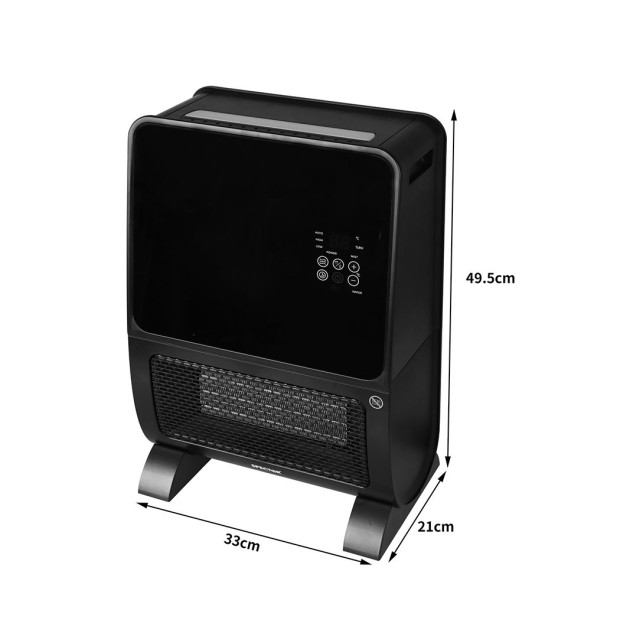 Electric Heater Humidifier 2 In 1 Portable Ceramic Remote 2000W Image 3