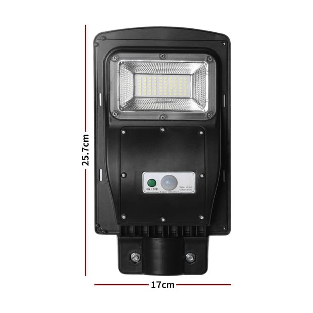 Solar Sensor LED Street Light Garden Wall Motion Pole Outdoor 30W Image 5