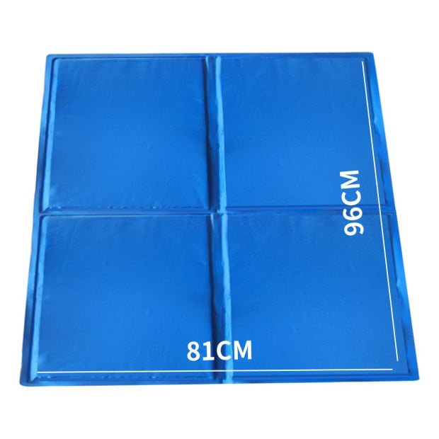 Pet Cooling Mat Gel Mat Bed Cool Pad Non-Toxic Summer - 96cm x 81cm Image 3