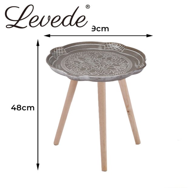 Coffee Table Side End Tables Antique Storage Modern Bedside Plant Stand Image 3