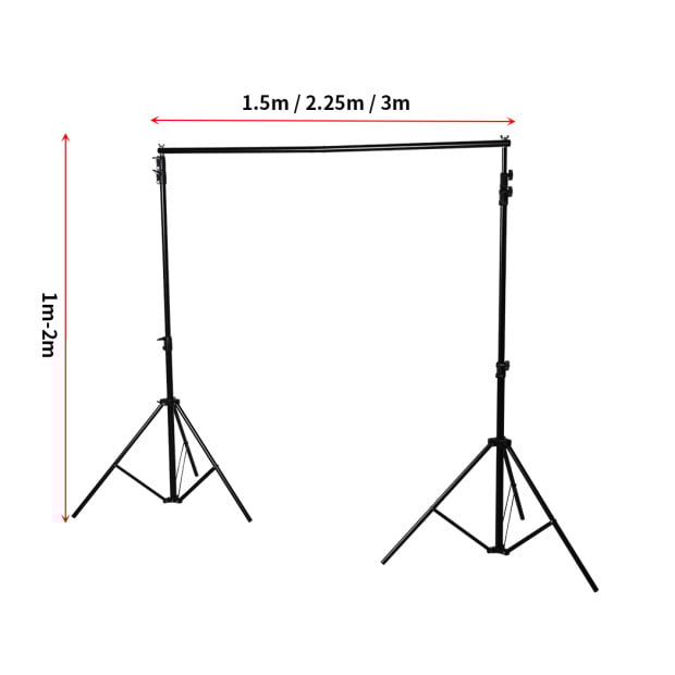 Backdrop Stand Screen Photo Background Support Stand Kit 2x3m Type 1 Image 3