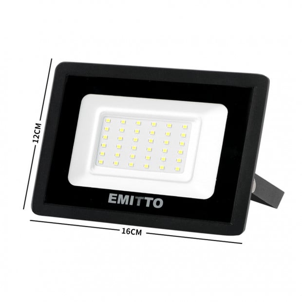2x LED Flood Light 30W Outdoor Floodlights Lamp 220V-240V Cool White Image 3