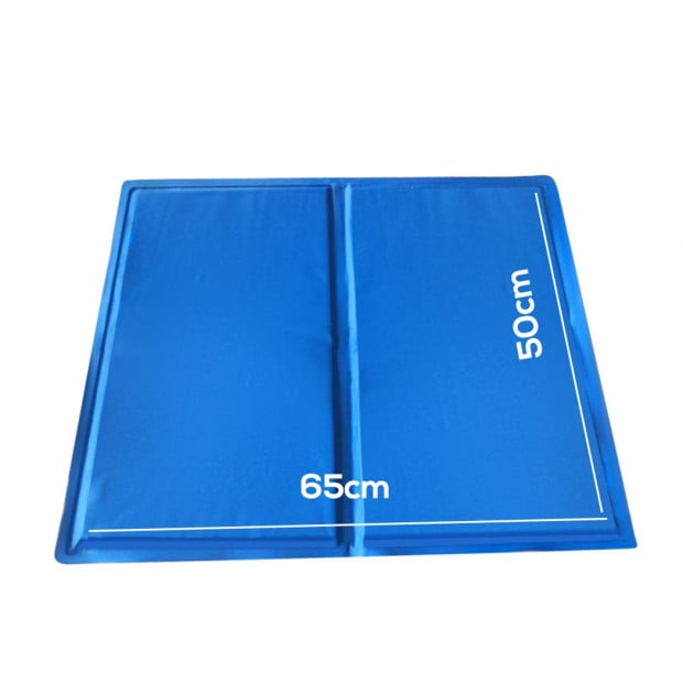 Pet Cooling Mat Gel Mat Bed Cool Pad Non-Toxic Summer - 65cm x 50cm Image 4